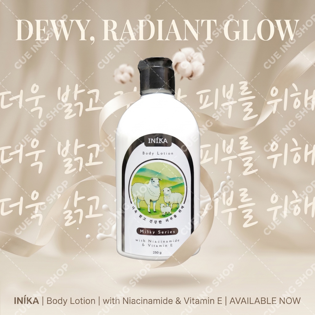 INIKA Handbody Lotion Domba Sheep 250gr (ORIGINAL) With Vitamin E - Body Lotion Whitening Hydrating 