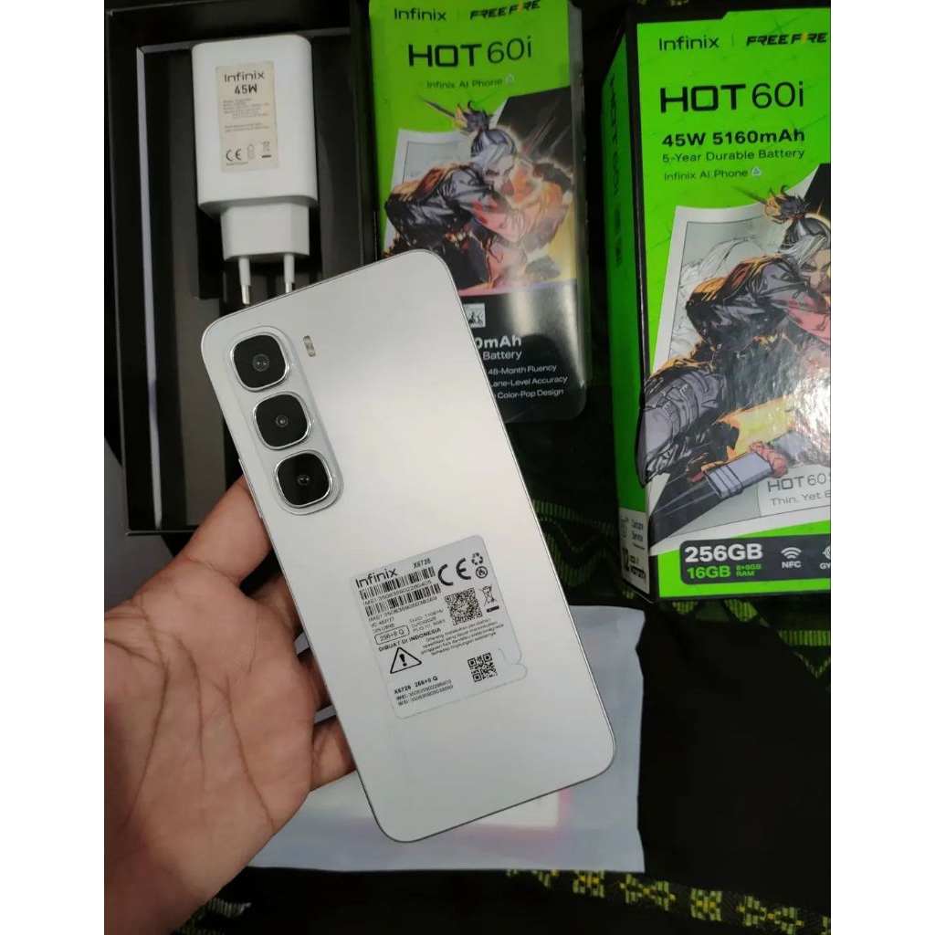 infinik hot 60i ram 8+8/256 fulset Ful ORI no minus mulus