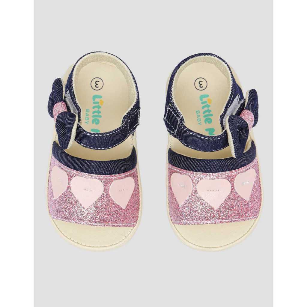 Sandal Anak Perempuan Sendal SEPATU Bayi LITTLE M Pink - Ringan, Nyaman, Motif Kartun