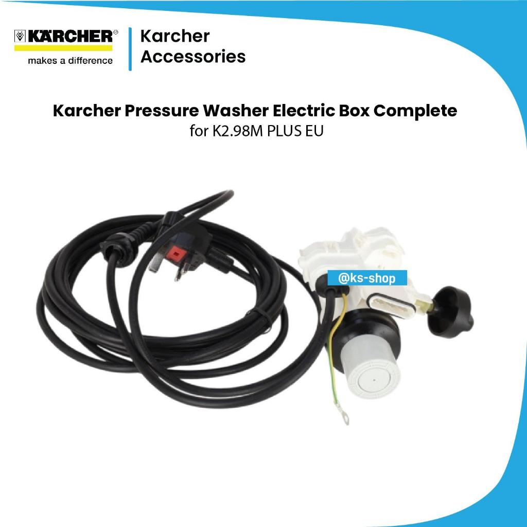 Karcher Pressure Washer Electric Box Complete for K2.98M PLUS EU Original dengan Kabel dan Switch