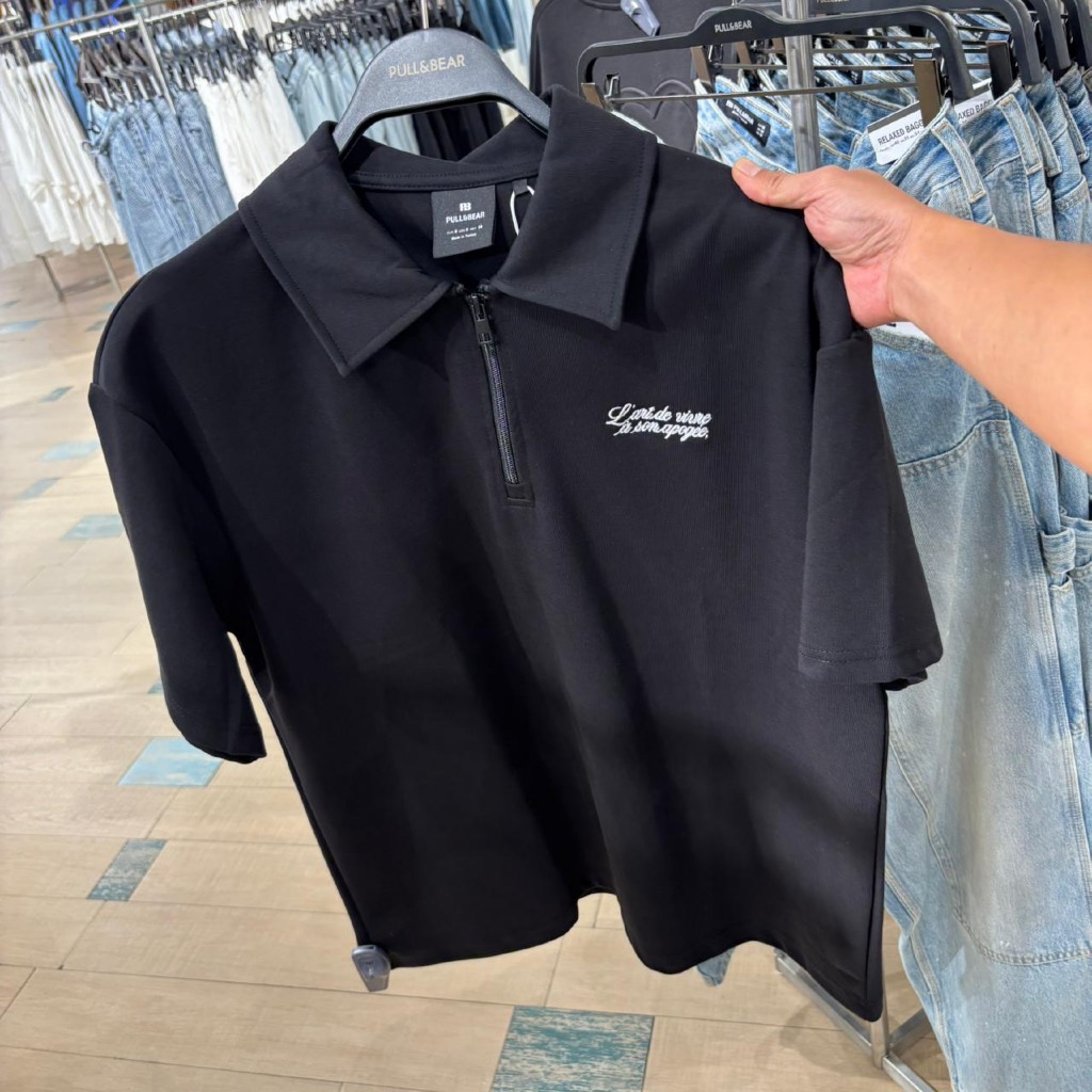 Jastipp. Polo Half Zipper Pull&Bear (Man)