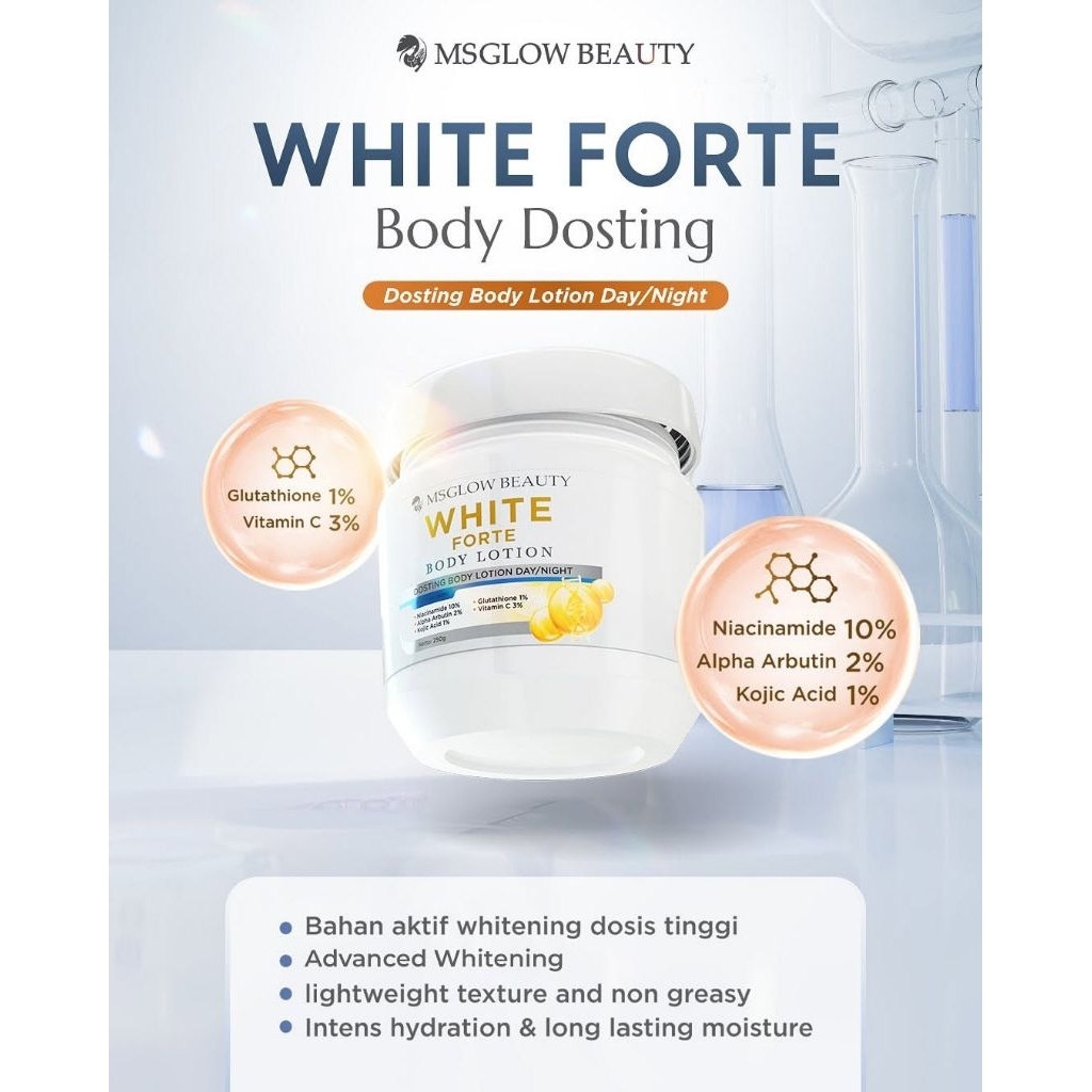 Body Lotion Pencerah Kulit dengan Niacinamide dan Alpha Arbutin