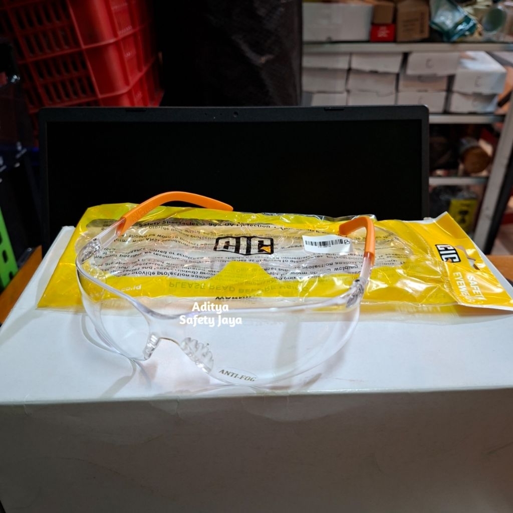 Kacamata Safety CIG Angler Clear / Safety Glasses Cig Angler Clear Original
