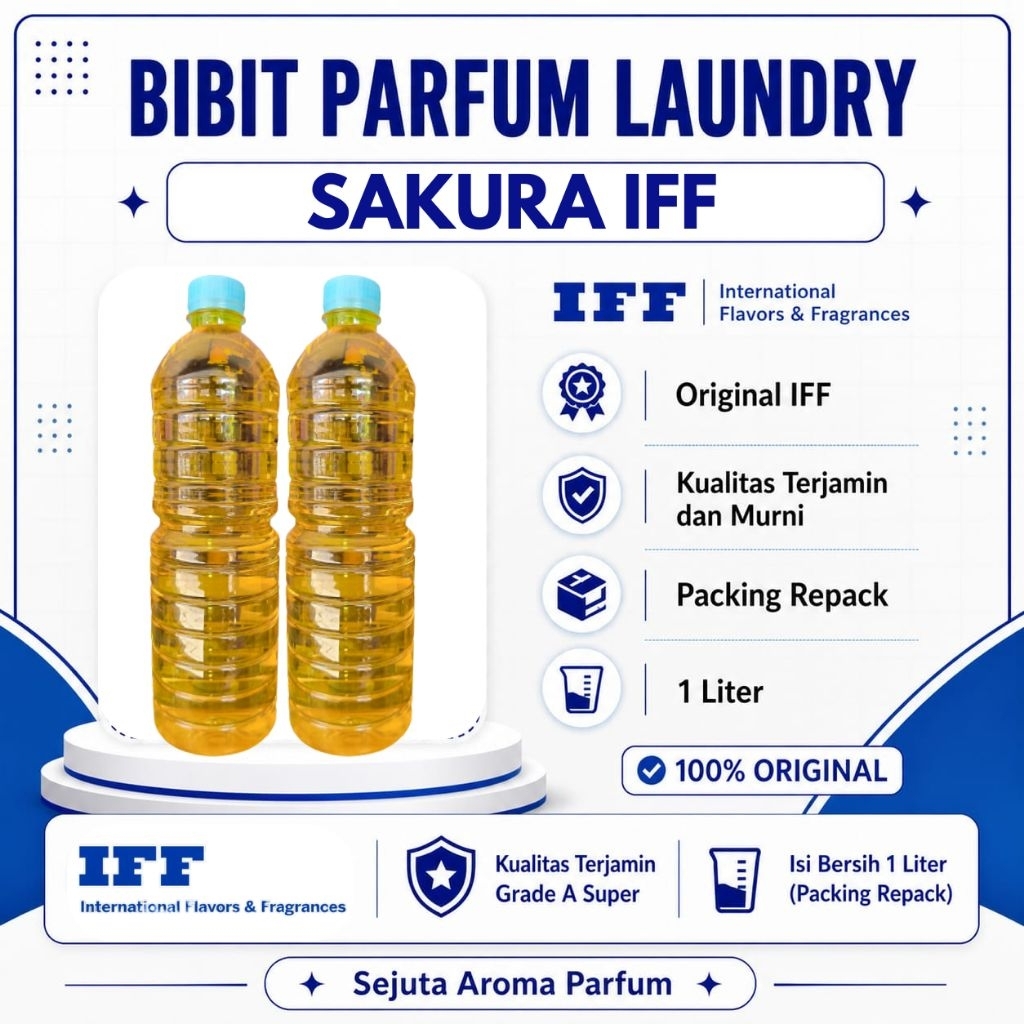 SAKURA (BIBIT PARFUM LAUNDRY) ORIGINAL IFF UK.1 Ltr
