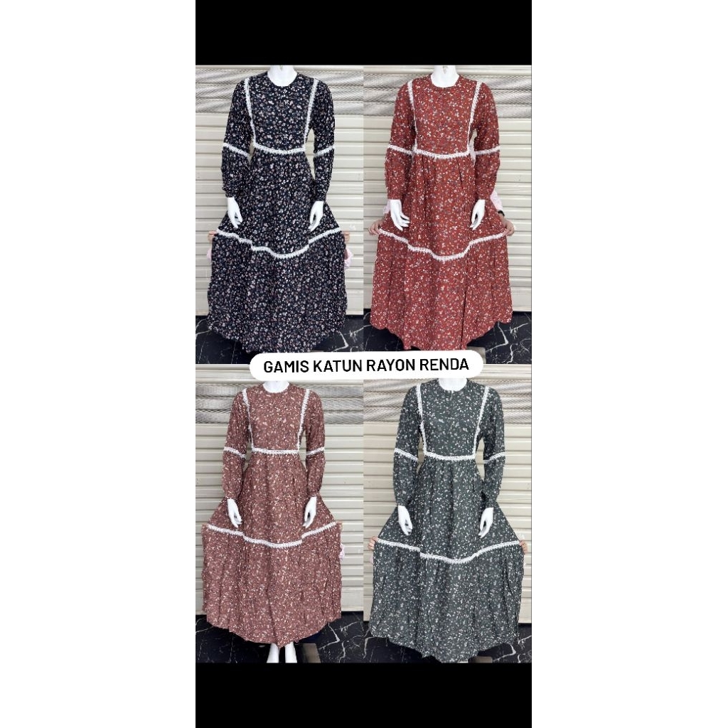 gamis renda gamis wanita