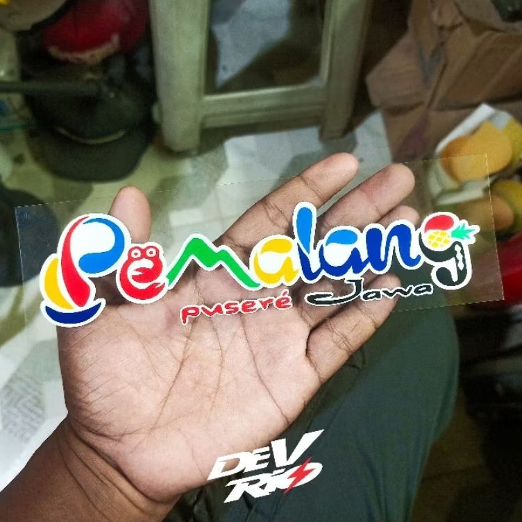 Stiker Pemalang Pusere Jawa Cutting Sticker Custom Timbul Motor Mobil Kaca Helm