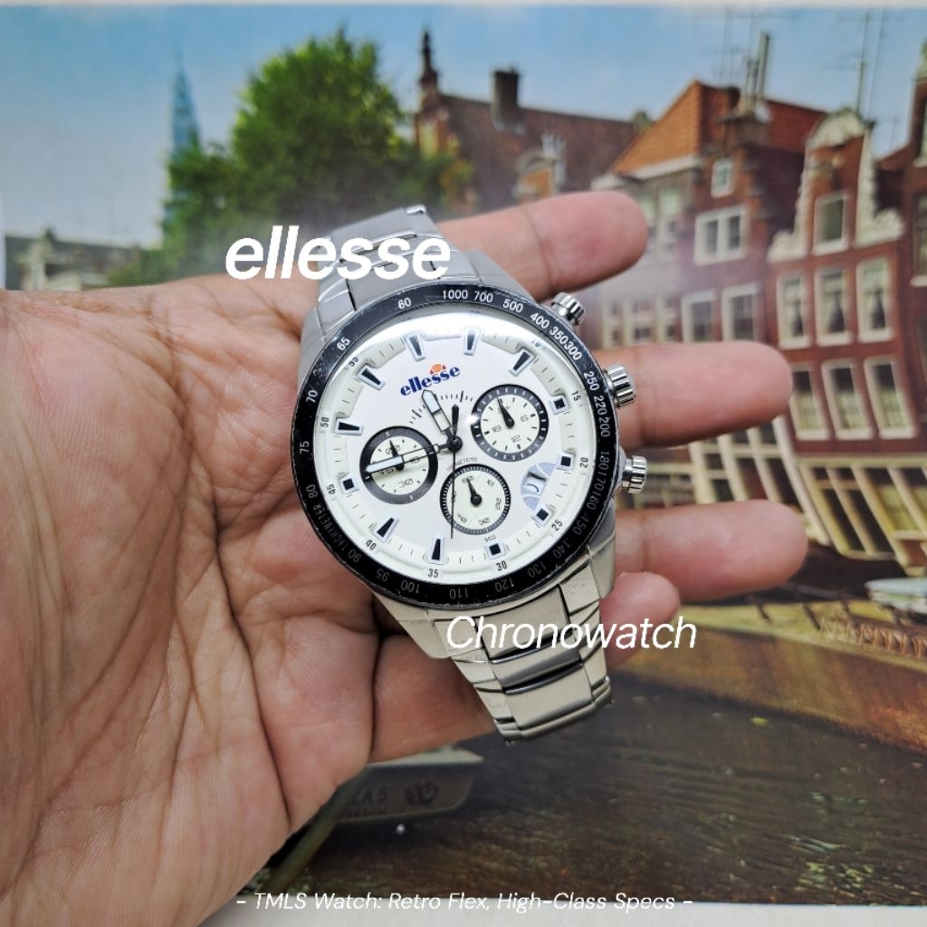 Jam Tangan Ellesse Chrono Watch Full Original