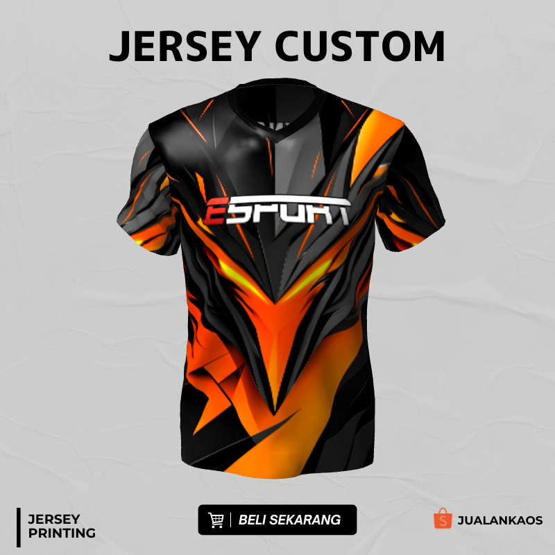 Kaos Jersey Gaming Esports Bisa Custom 220