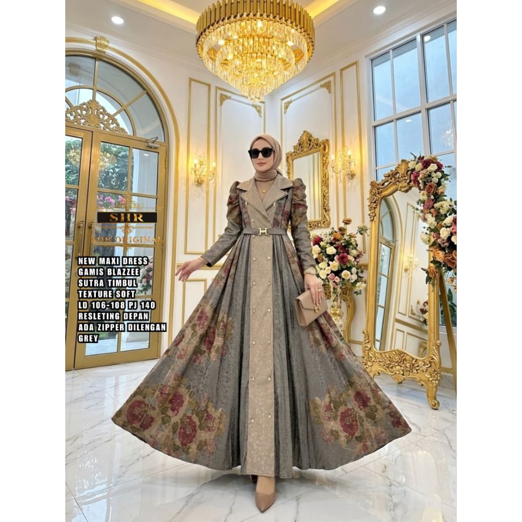 NEW COLLECTION GAMIS BLAZER MOTIF ORI SHR
