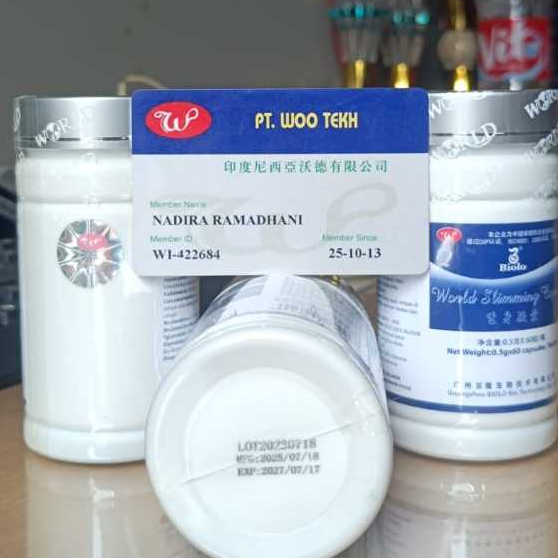 WSC-Biolo dan Collagen Wootekh Original - Softgel Pemutih Kulit - 100% Asli - Gratis Ongkos Kirim