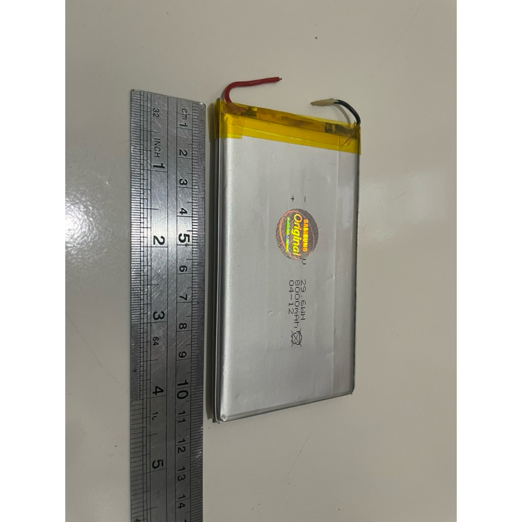Baterai lithium polymer 3,7v 8000mah