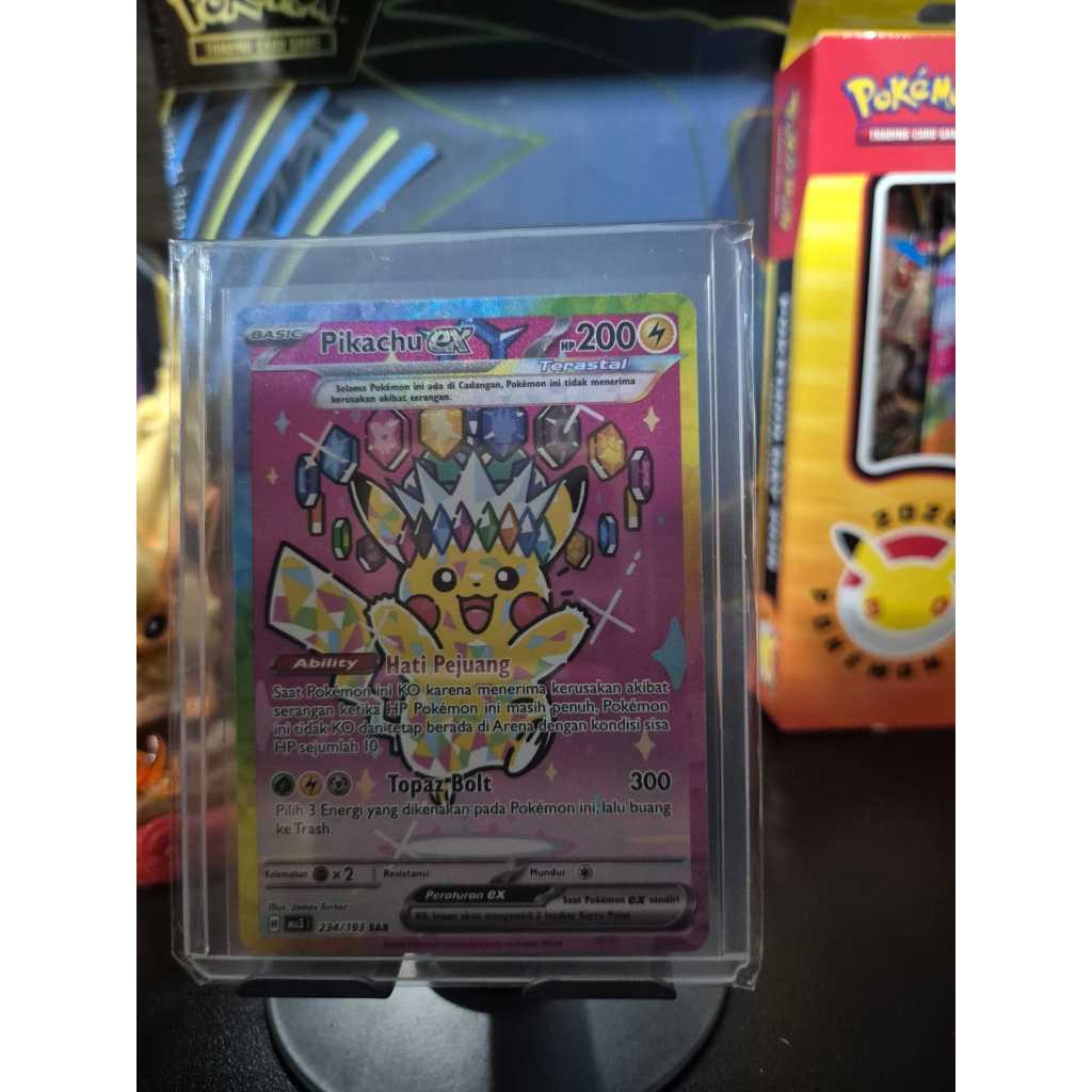 Pikachu EX SAR ma3 SAR 234/193 I Pokemon TCG Indonesia