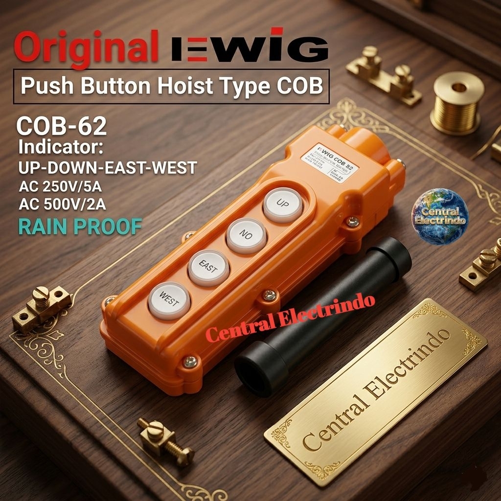 Push Button Hoist 4 Tombol COB-62 EWIG.