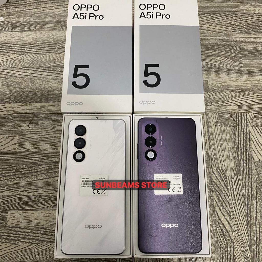 OPPO A5i PRO 8/128 SECOND FULLSET BEKAS RESMI