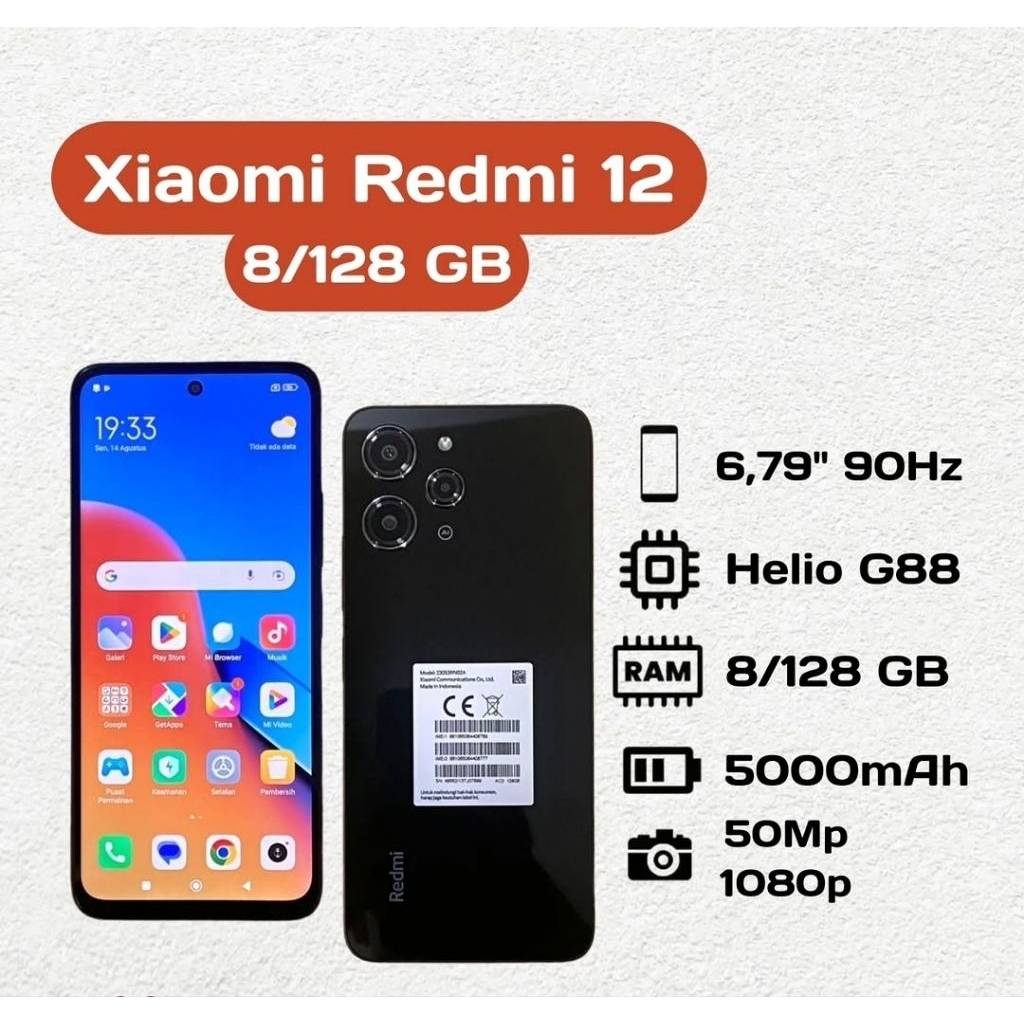 Xiaomi Redmi 12 8/128 GB Second