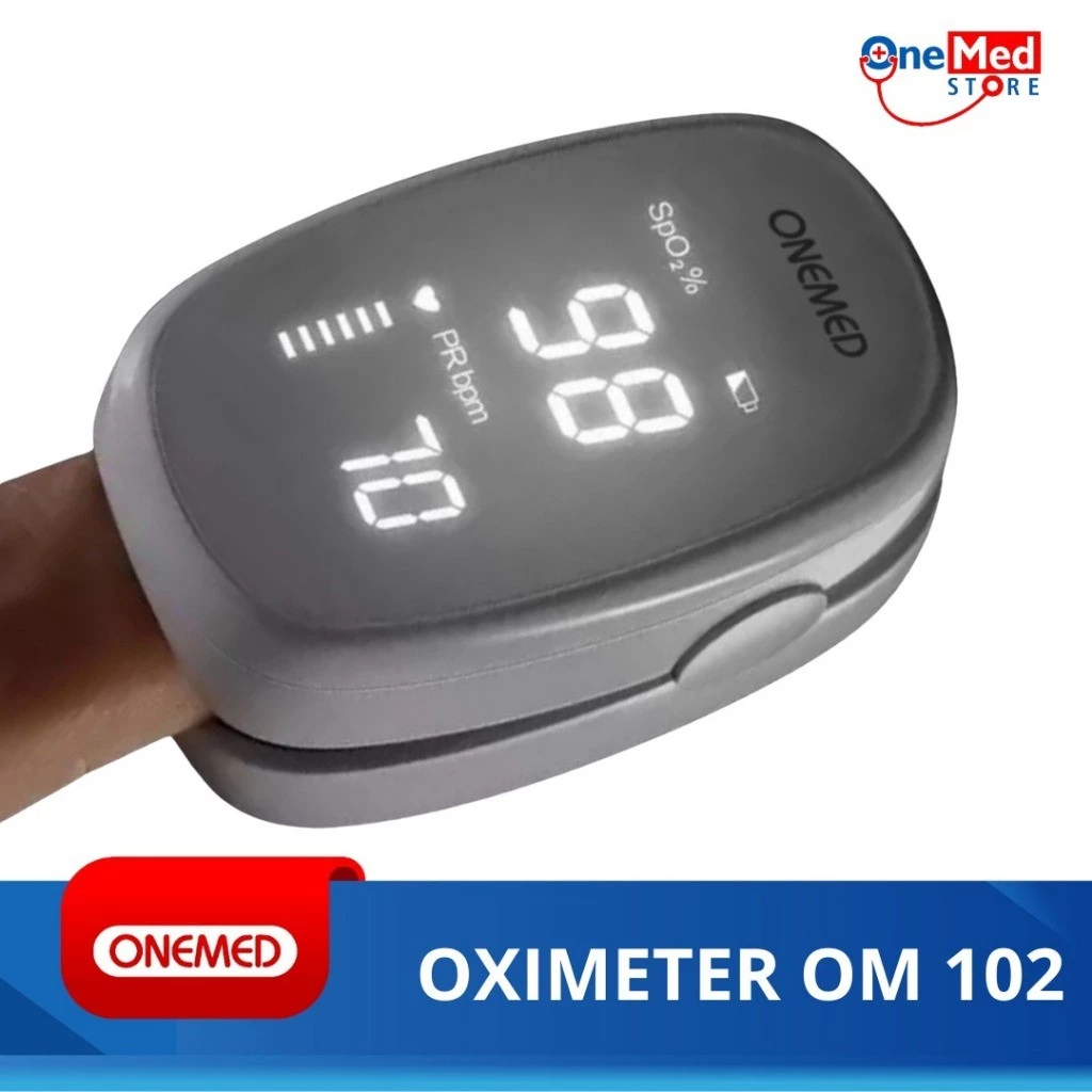 OXIMETER ONEMED / FINGER PULSE OXYMETER ONEMED OM102 ORIGINAL Alat Ukur Oksigen