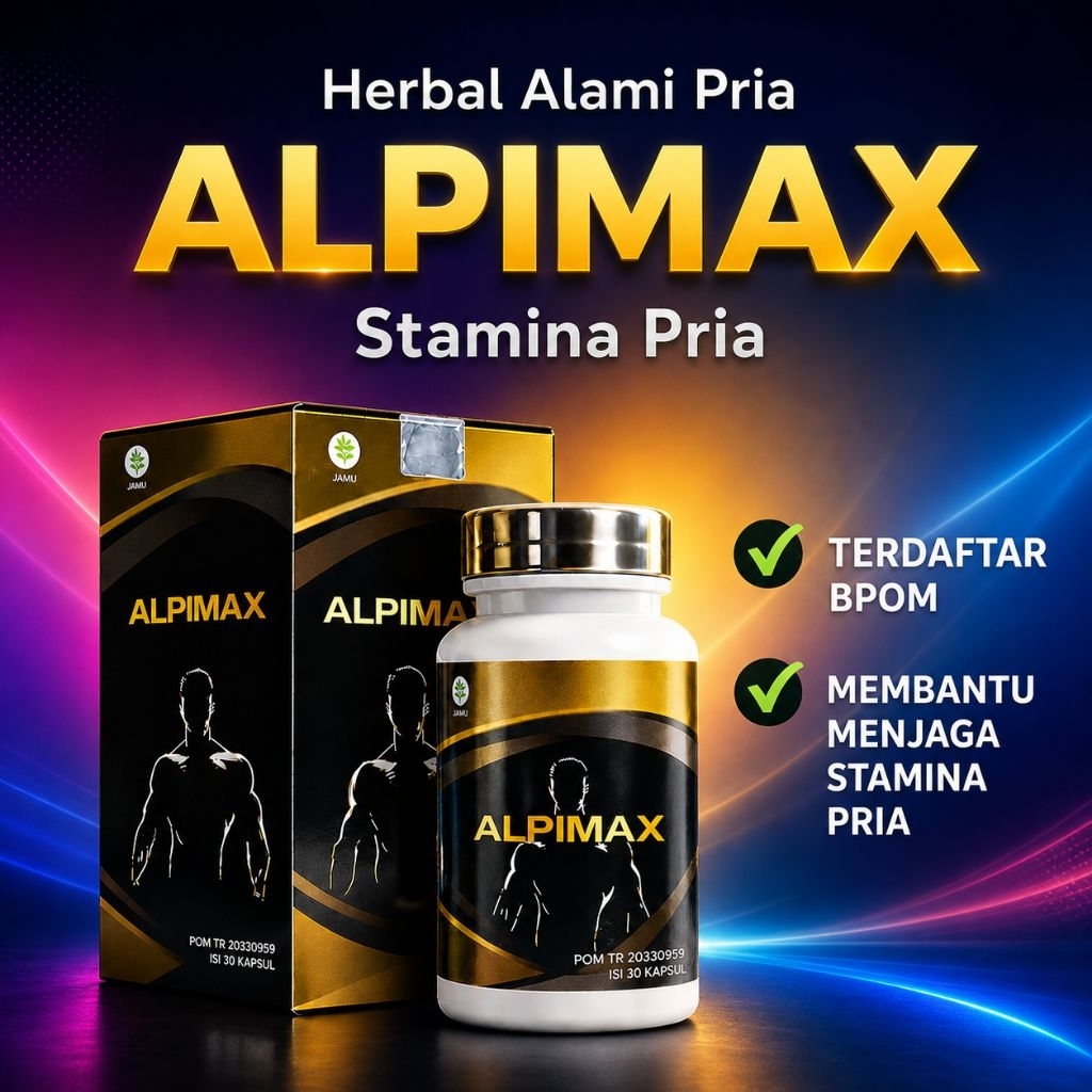 HERBAL ALPIMAX Suplemen Herbal Kesehatan & Stamina Pria Obat Tradisional Herbal Alami