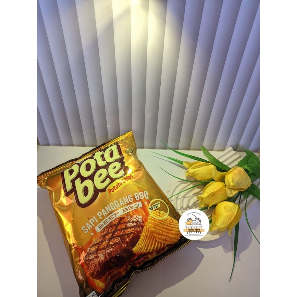 pota Bee snack sapi panggang Beff BBQ 65gr