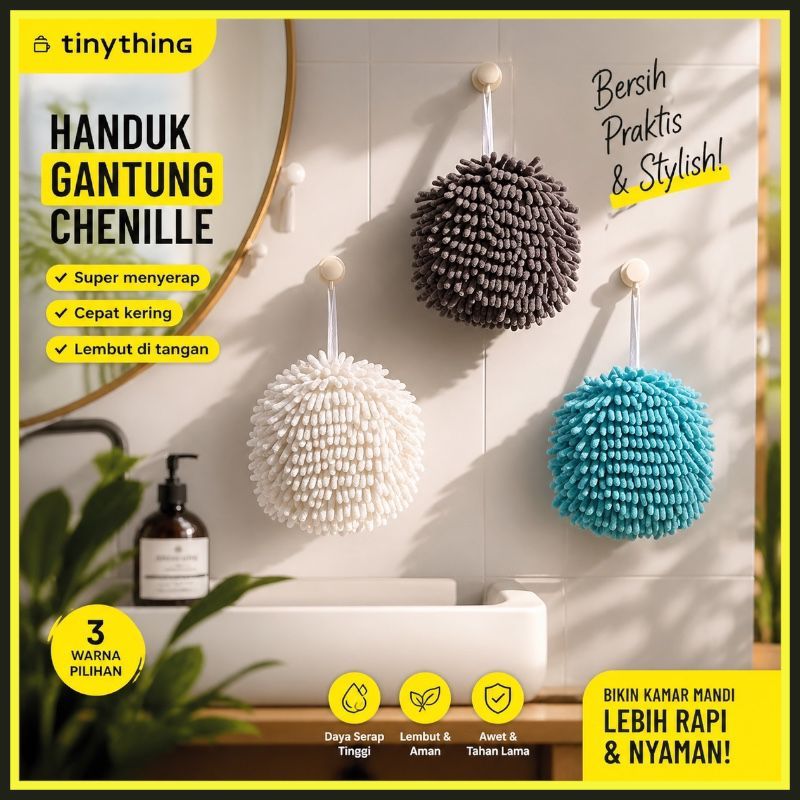 Lap Tangan Cendol Gantung Bahan Microfiber Menyerap Air / Lap Cendol Gantung / Lap Gantung Microfibe