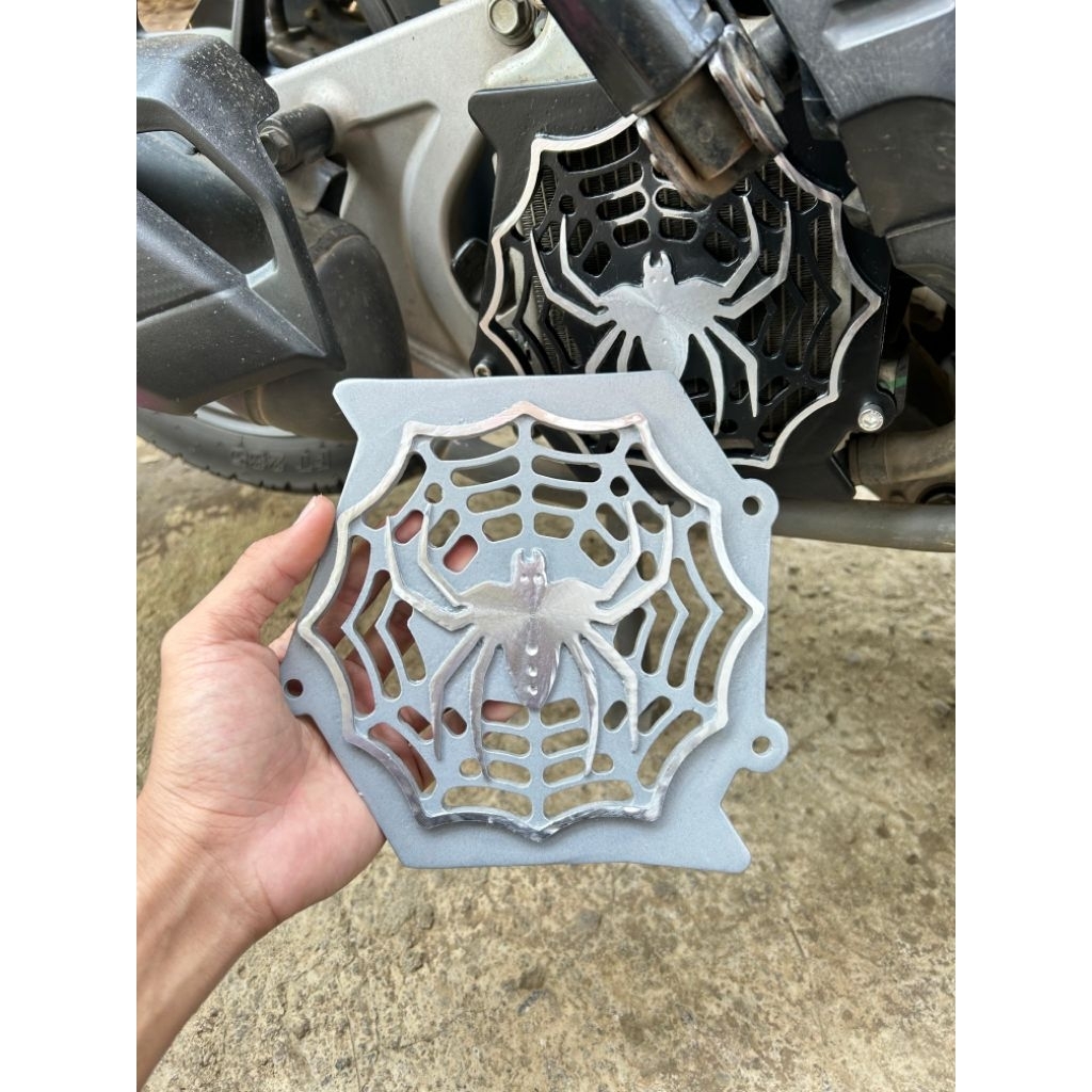 Tutup Radiator Cover Radiator Vario 150 Vario 125 Vietnam Series CNC Lokal Aluminium Almunium Cover 