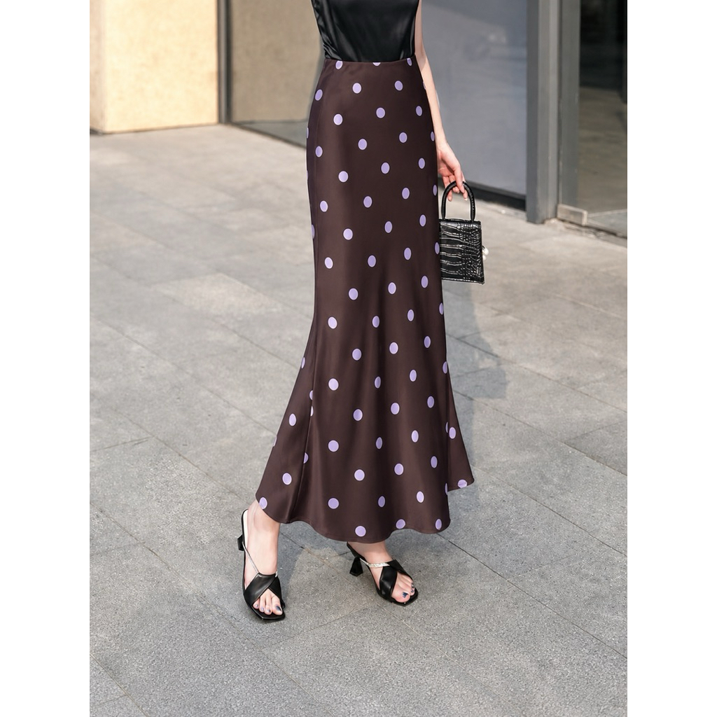 Doty Skirt/ Rok Polkadot/ Rok Silk/ Polka Silk