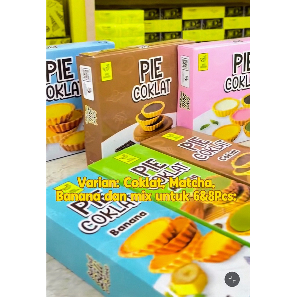 PIE COKLAT BANANA ISI 6pcs DAN 8pcs || BALI BANANA || CAMILAN || OLEH-OLEH KHAS BALI