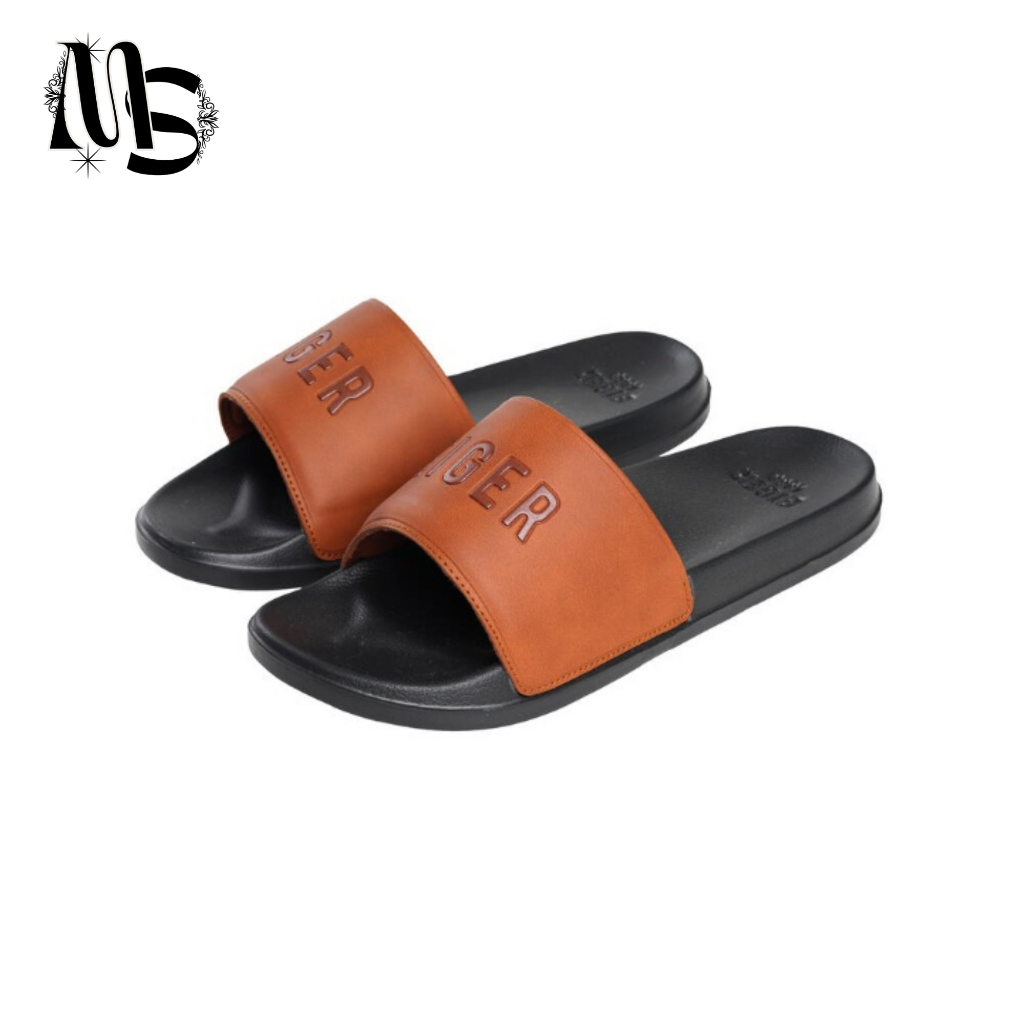 Sandal Slip On EVA EIGER NORTE Anti Slip Teracota Hitam Navy Ukuran 39-43 Wanita Pria