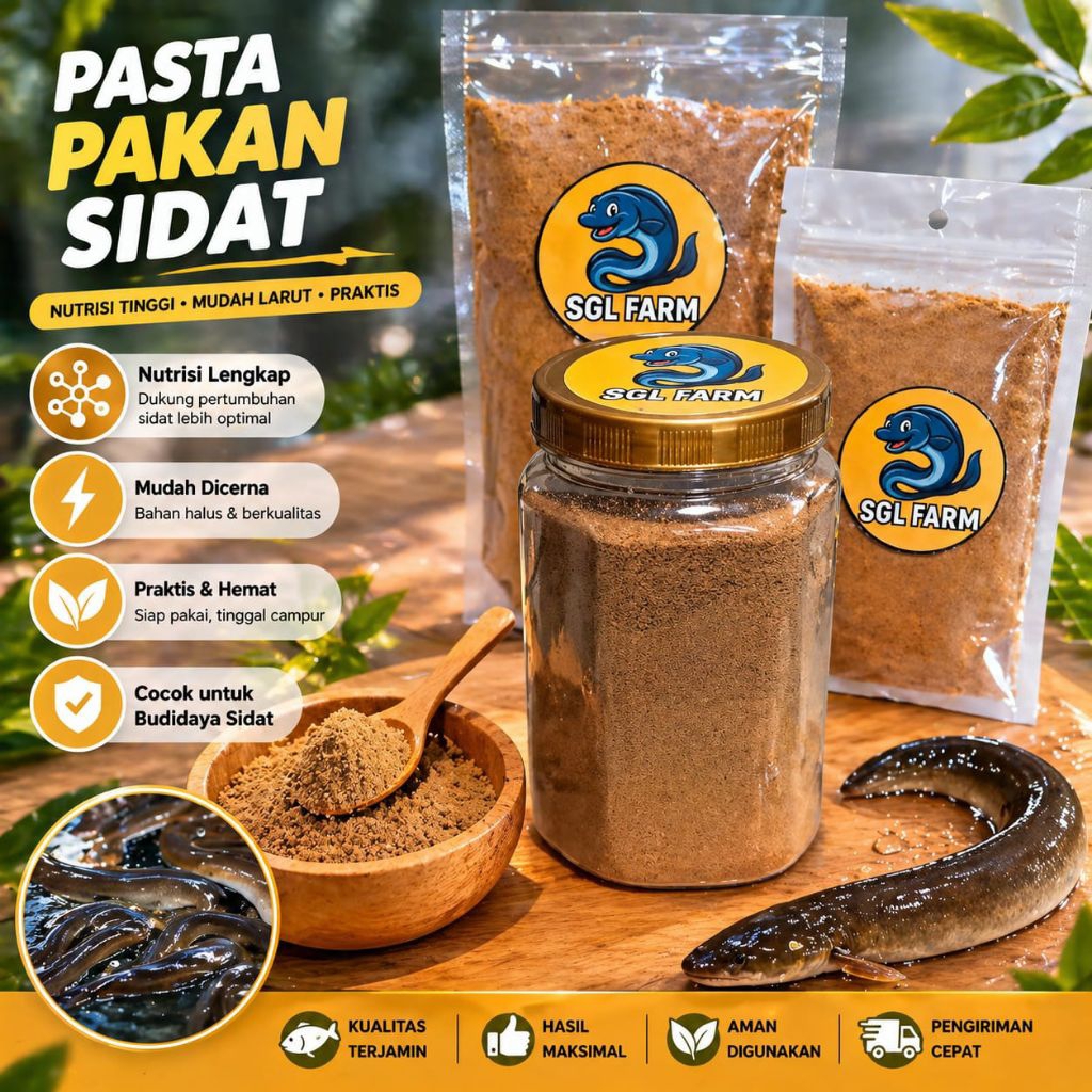 Pakan IKAN SIDAT PASTA HIGH PROTEIN