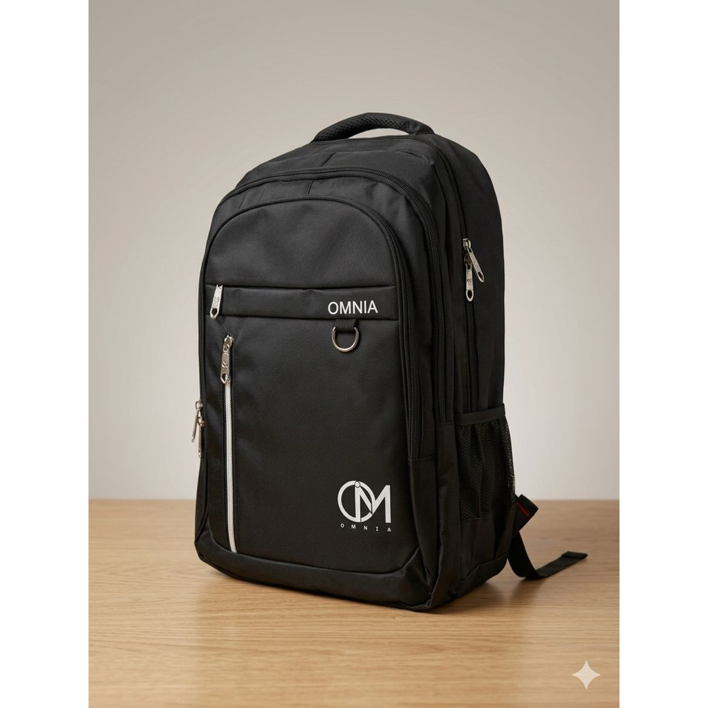 Tas Ransel Pria Premium Omnia | Big Size 19inch | Bahan Tebal Dan Kuat | Original Import