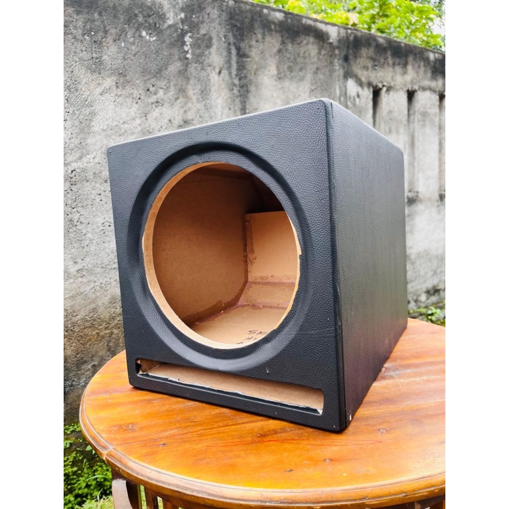 Box Bass Speaker 12 inch Port Bahan MDF Jumbo Super Premium