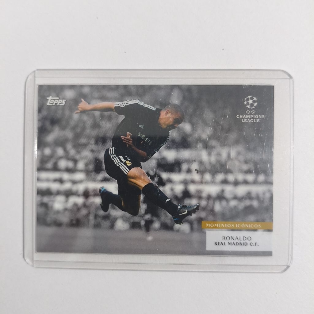 Kartu Bola Topps Ronaldo Nazario Real Madrid