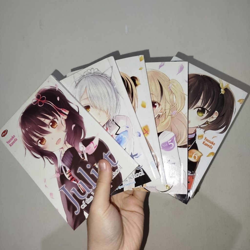 Komik Juliet of the Boarding School vol 2,3,4,5,6 set kolpri segel