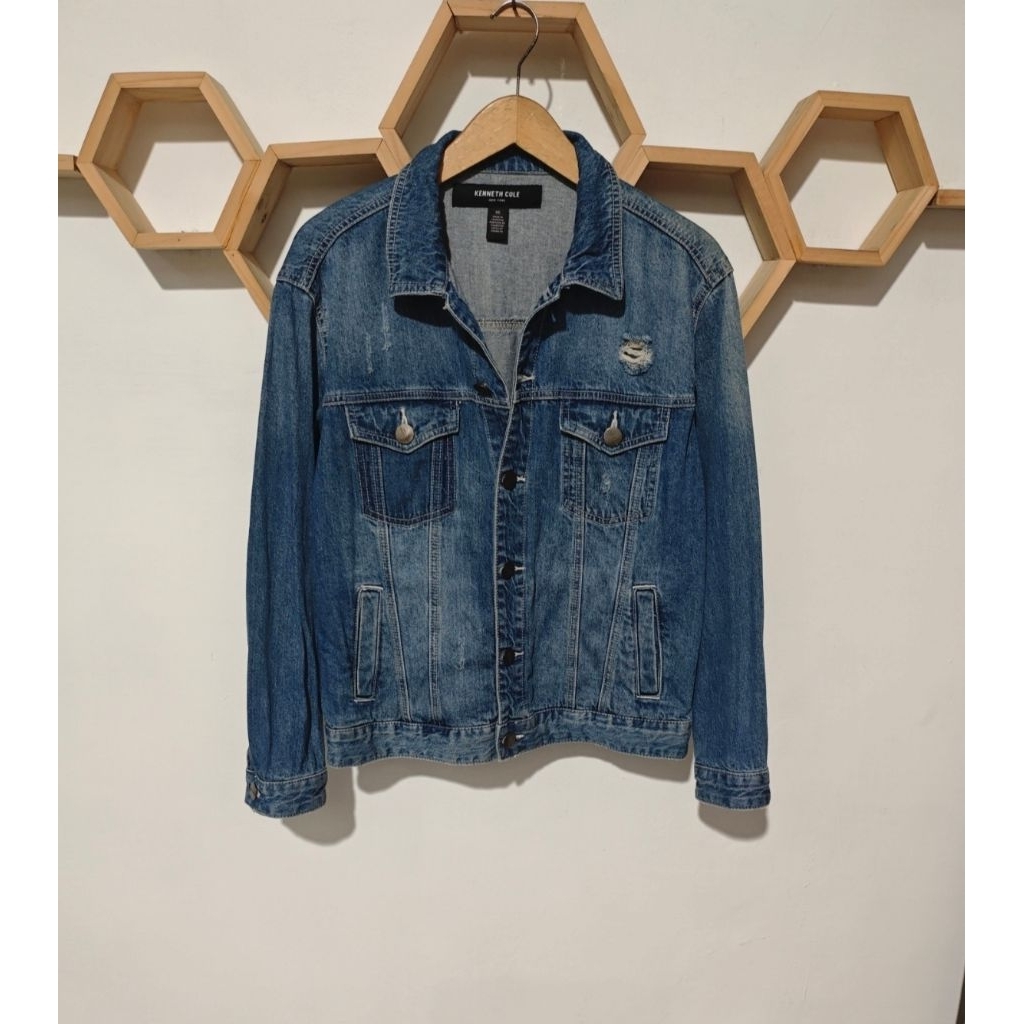 JACKET JEANS KENNETH COLE COWO SIZE M