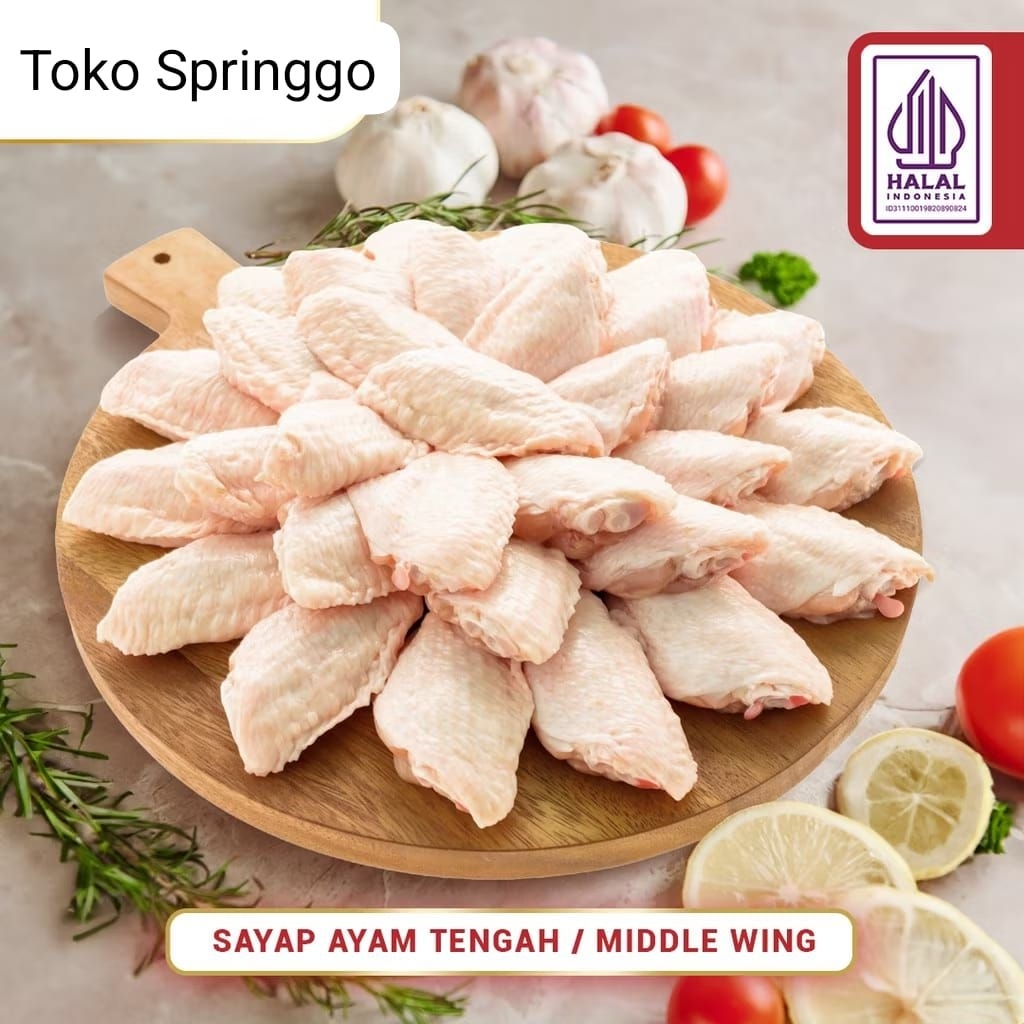 Middle wings sayap ayam 1kg frozen