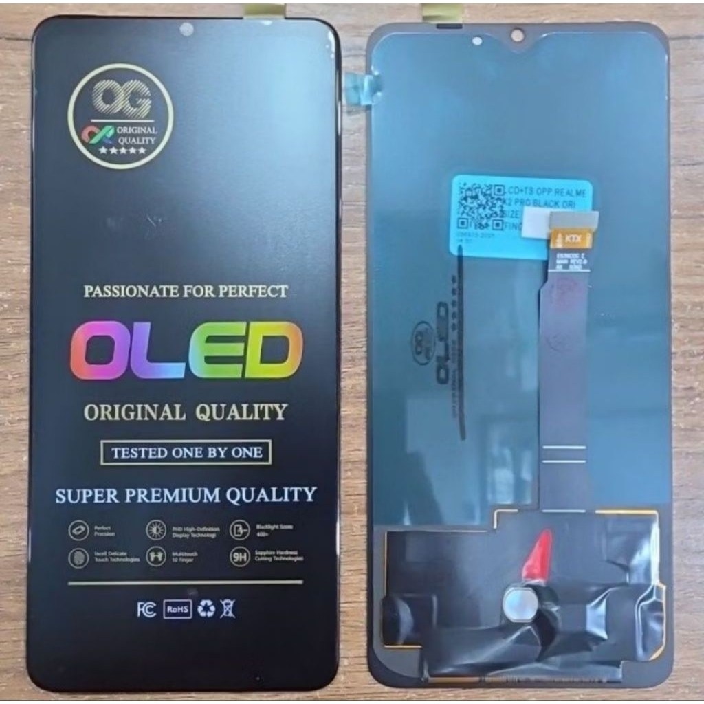 LCD TOUSCHSCREEN REALME X2 PRO OLED/ORI FINGERPRINT DIJAMIN BISA BERFUNGSI
