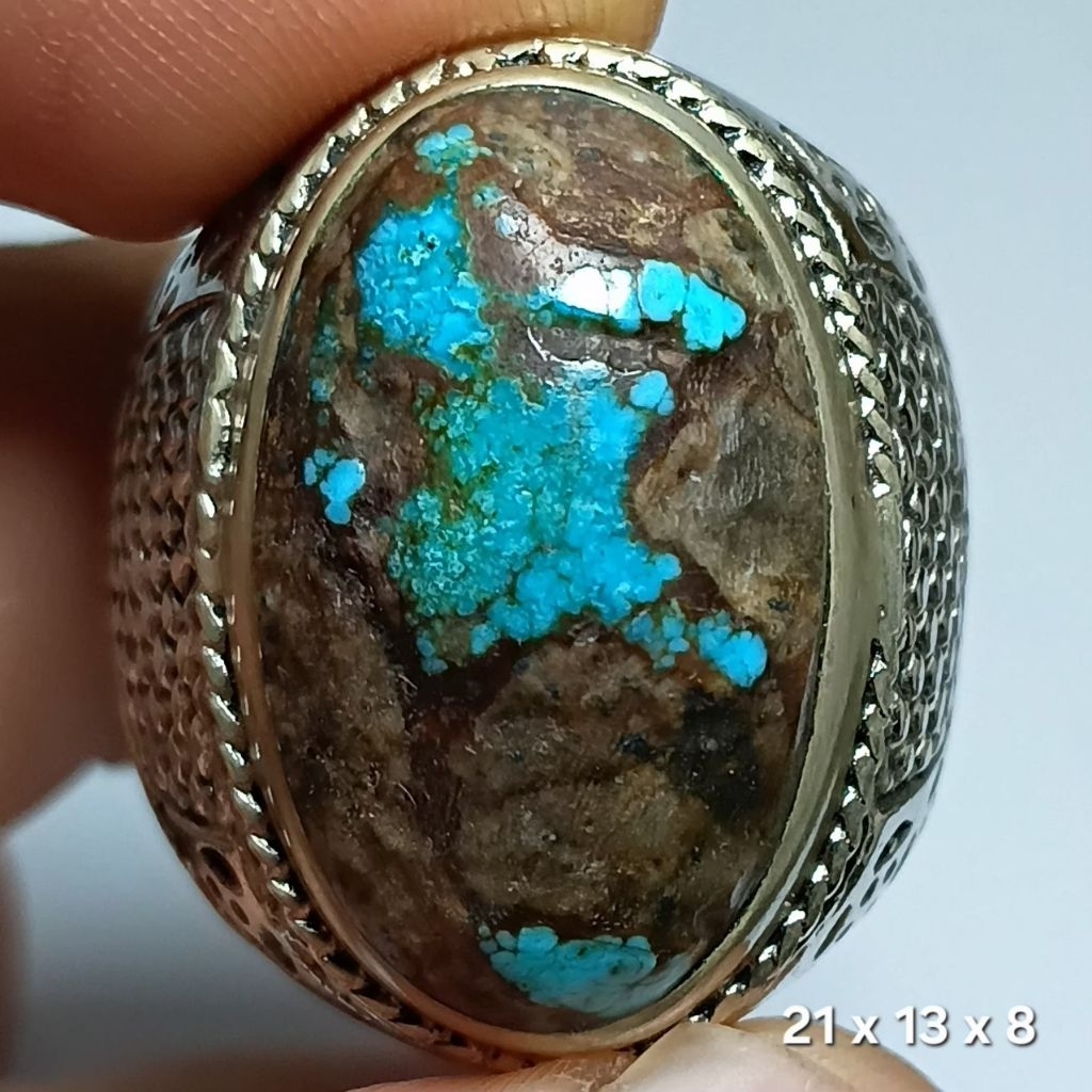 NATURAL BATU PIRUS PERSIA BIRU