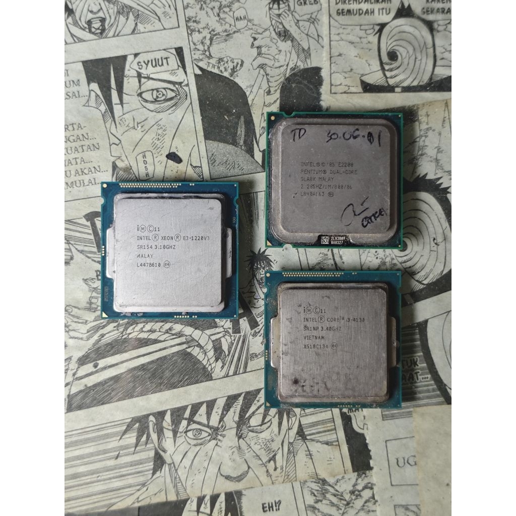 Intel XEON 1220 v3, i3 4130 & pentium e2200