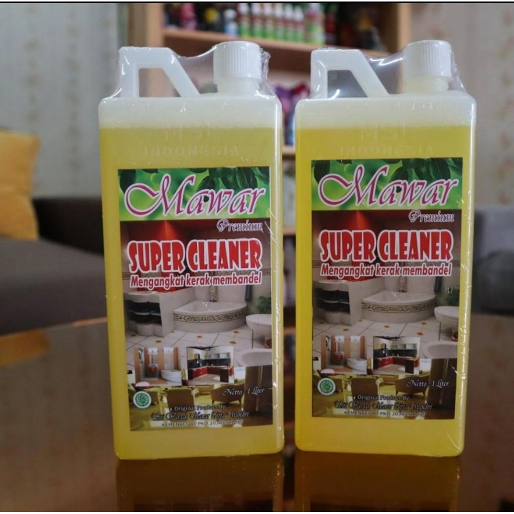 pembersih kamar mandi/mawar super cleaner