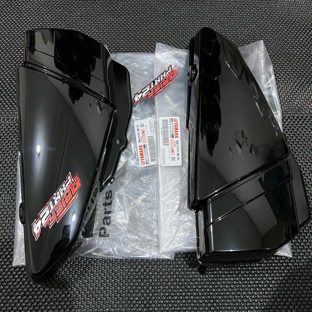 Cover Samping Box Aki Dop Accu Kempolan Set Kanan Kiri Yamaha RX King New Original 3KA-F1711-00-33 F