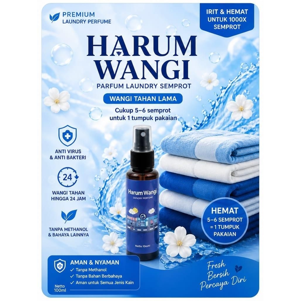 (PARFUM LAUNDRY PREMIUM KHAS HOTEL)- HARUM WANGI