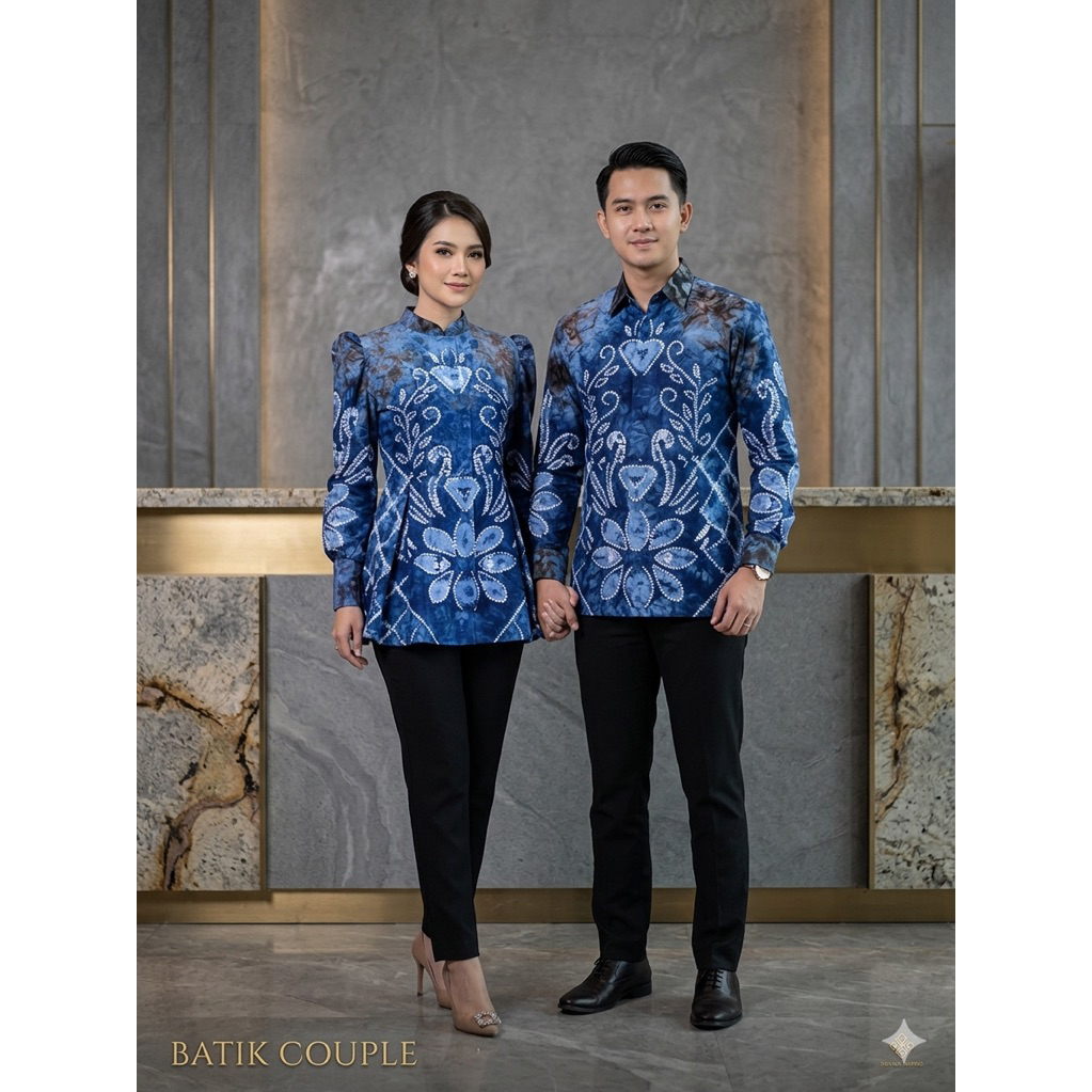 Sasirangan Couple Blouse dan kemeja