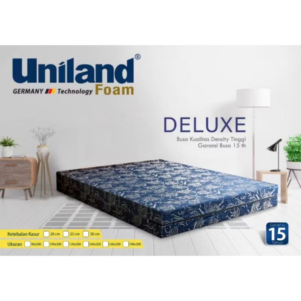Kasur Busa Uniland Deluxe Tebal 25 cm / Kasur Deluxe Uniland
