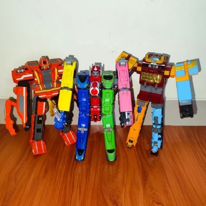 Mainan Robot Kereta DX Cho Cho ToQ DaiOh ToQOh ToQ Oh Diesel Oh Build DaiOh Ressha Zord Megazord ToQ