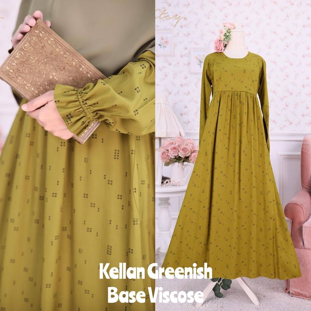 Ditsy PL Kellan Greenish
