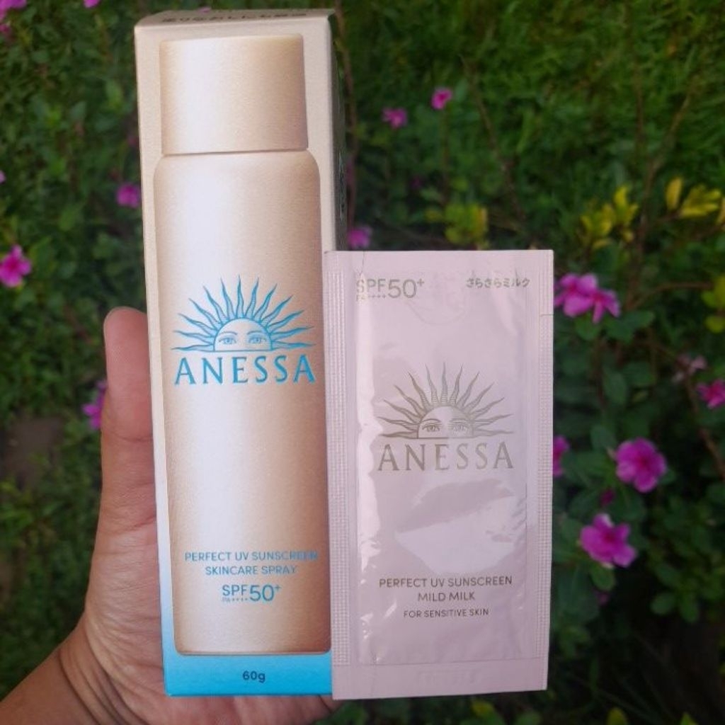 (FREE SAMPLE) ANESSA SUNSCREEN SPRAY 60 GR. EXP. APRIL 2028 (NEW/ORIGINAL)