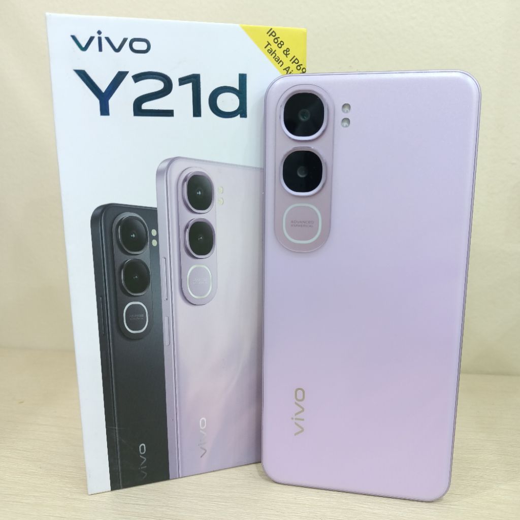 Handphone Vivo Y21D Ram 6 256 GB BNOB Like New