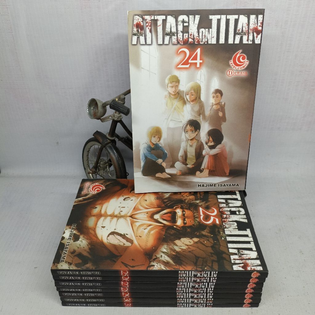 Komik Attack on Titan set 24-31