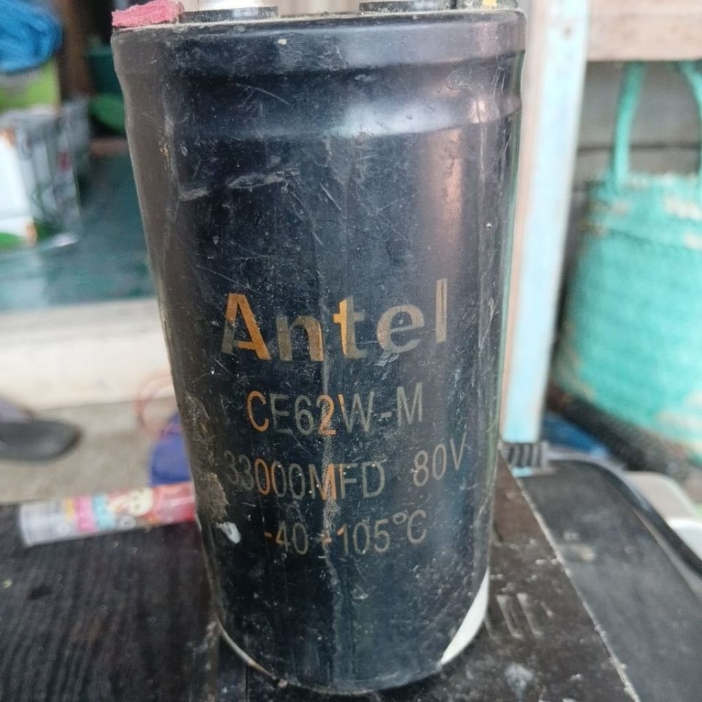 Elko 33000uf 80V ANTEL pj,12 cm diameter 6,5 cm ORIGINAL