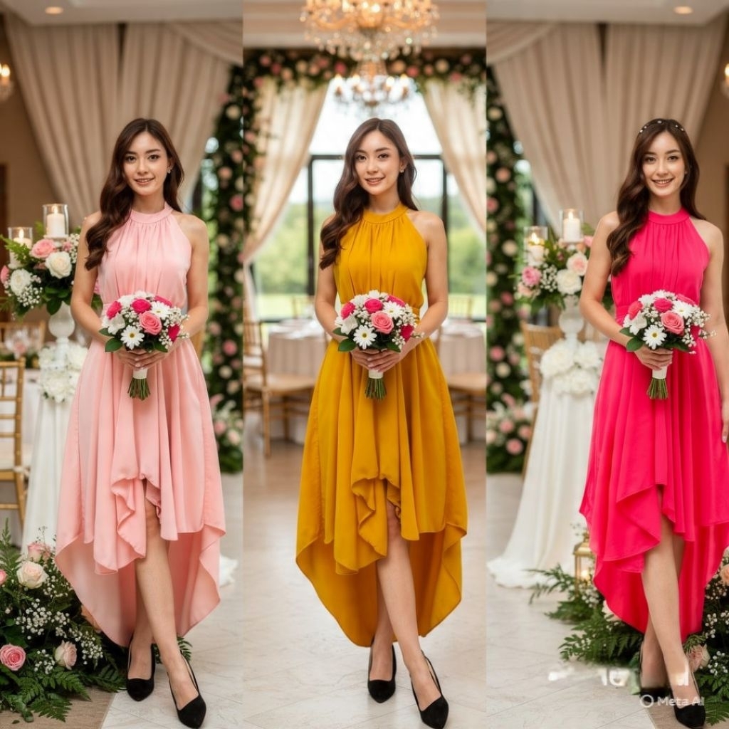 REDY Jasmine Jesslyn wedding dress MARMAID / dress pesta / dress kondangan wedding bridesmaid ceruty