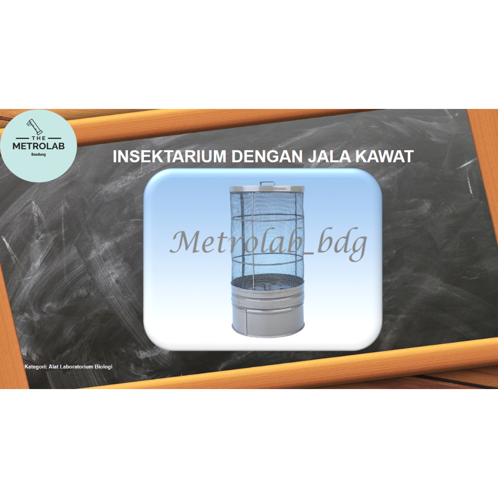 Insektarium dengan Jala Kawat